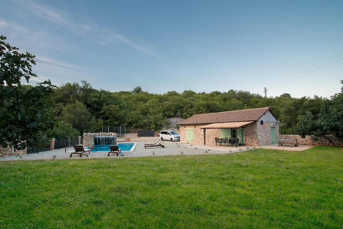 Villetta With Pool And Waterfall, Quiet Area - By Traveler Tourist Agency Krk - Id 2212 Vrbnik